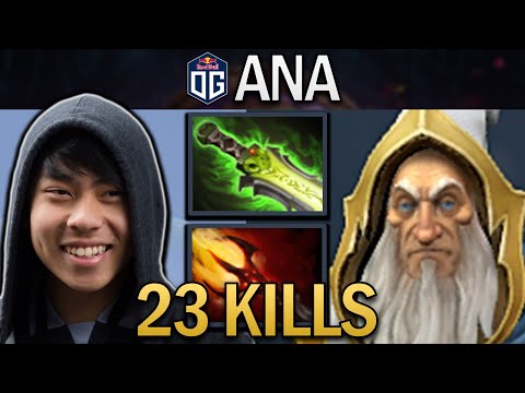 OG.ANA SMURF KEEPER OF THE LIGHT WITH DAGON 5 & 23 KILLS - DOTA 2 PRO GAMEPLAY