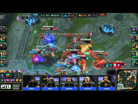 FNC VS UOL Last Moment of the Game EU LCS Spring 2016
