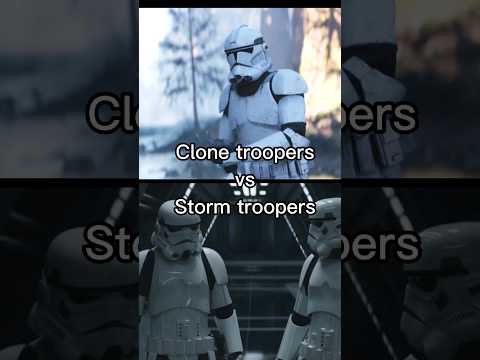 Clones vs Storm Troopers! #starwars #shorts #fyp #trend #edit #clonewars