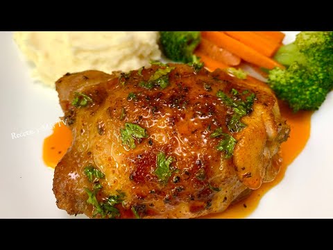 Muslos de Pollo Sazonados de una Manera diferente para que te queden Ricos y Dorados