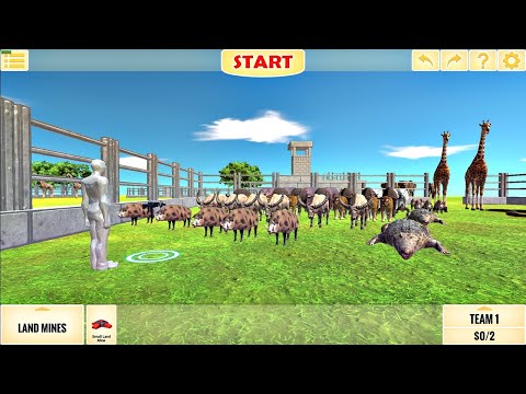 Survive in Zoo with Vicious Animals | FPS Perspective! Animal Revolt Battle Simulator