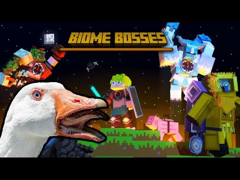 Minecraft Biome Bosses Gameplay