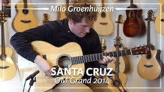 Video thumbnail for Santa Cruz OM Grand Cocobolo Bearclaw Sitka Spruce 2014 played by Milo Groenhuijzen | Demo by TFOA Demos