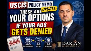 USCIS Policy Memo Update: Your Options After an I-485 Denial