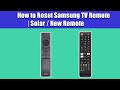 How To Reset Samsung TV Remote Solar New Remote