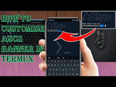 How to Customise ASCII Text Art in Termux || Banner Text Art In TERMUX