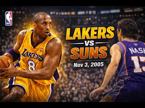 11/03/2005 Phoenix Suns vs. Los Angeles Lakers Kobe Bryant Full game