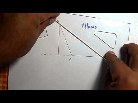 ALTURAS y ORTOCENTRO DE UN TRIÁNGULO