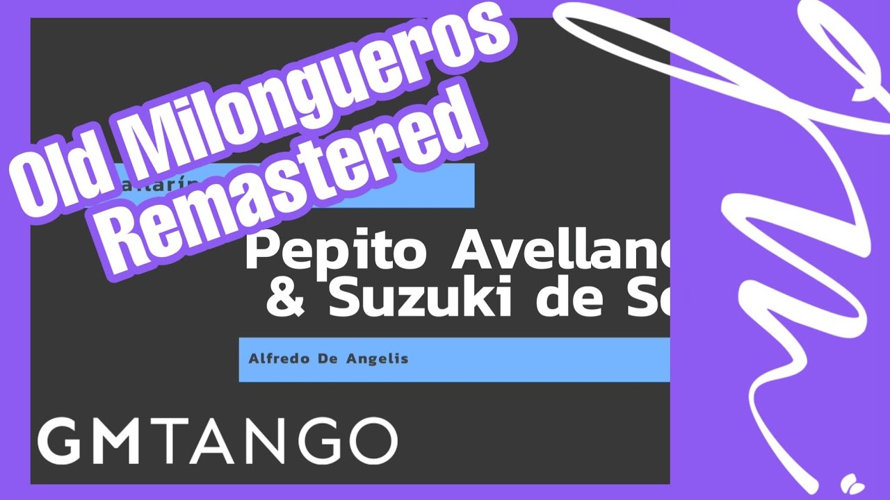 TANGO 💯 Viejos Milongueros 🇦🇷 Pepito Avellaneda y Susuki, Bailarín Compadrito-A. D' Angelis GM Tango