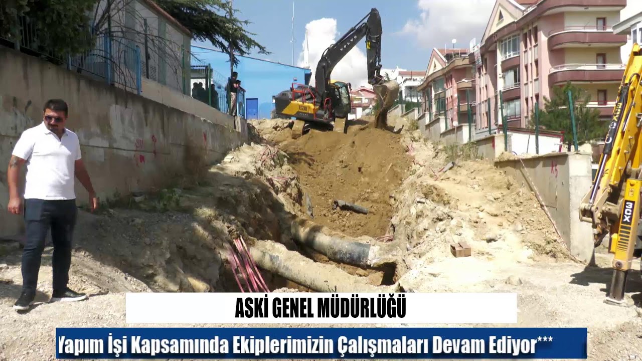 ASKİ -Metropol Kent İçme Suyu Yapım İşi Kapsamında Ekiplerimizin Çalışmaları Devam Etmektedir