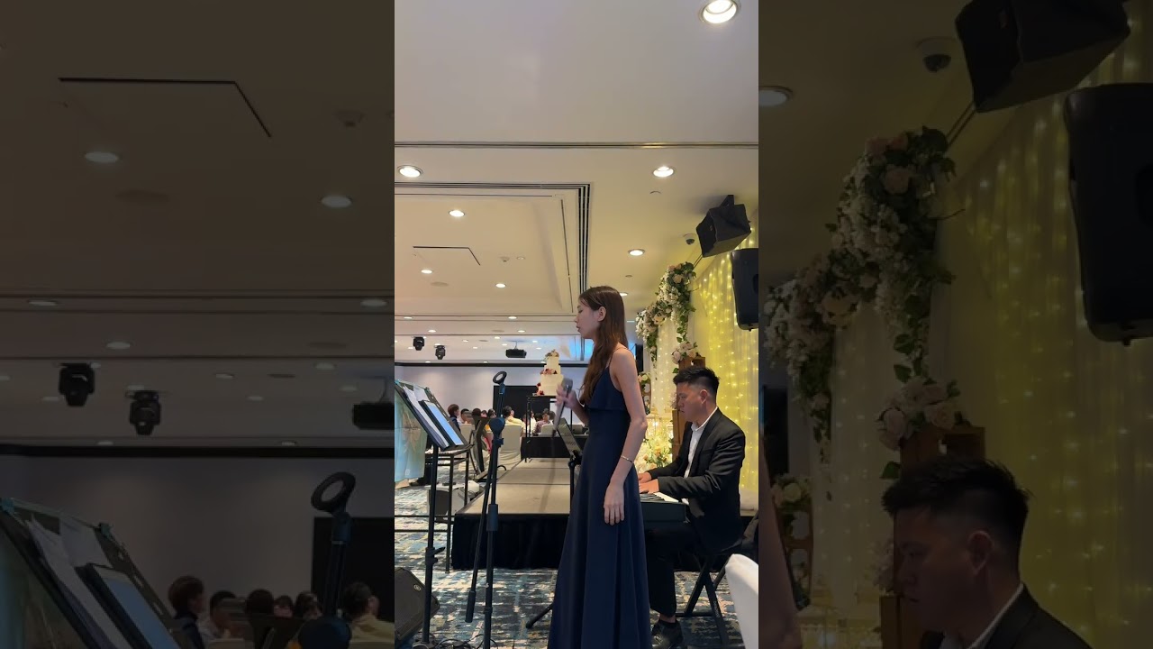 Yi Ran Krystal Singing The Power Of Love at a wedding