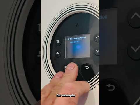 How to operate Worcester boiler control screen & what menu buttons do.   #boilers #boilerservicing