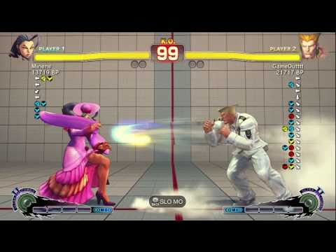 GameOutttt [Guile] vs Minene [Rose] SSF4 Japanese Online Ranked Matches - TRUE-HD