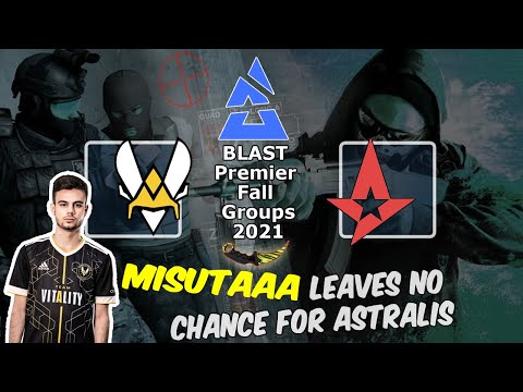 Misutaaa leaves no chance for Astralis, Vitality vs Astralis, BLAST Premier Fall Groups 2021