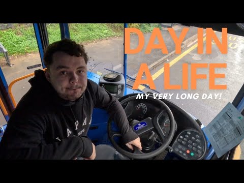 DAY IN A LIFE OF A BUS DRIVER - My very LONG day
