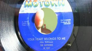 45 RPM: The Supremes - Your Heart Belongs To Me