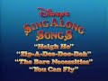 Disney S Sing Along Songs 1988 Promo Jiminy Cricket Variation