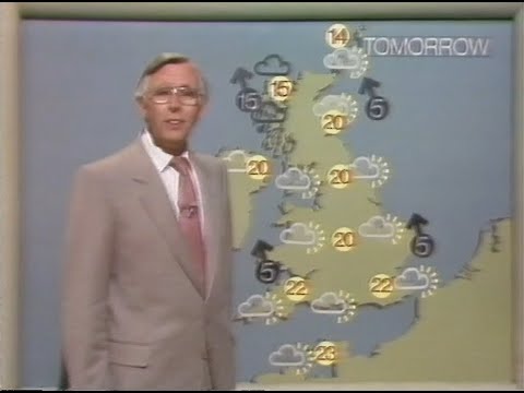 Weather Forecast with Jack Scott Wednesday 2nd September 1981 BBC1