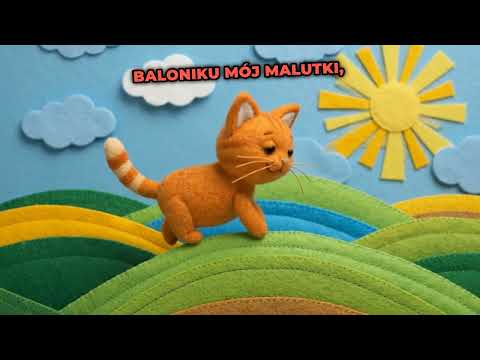 Baloniku Mój 🎈 Piosenka dla Dzieci | Filcowe Hop Nutki
