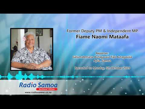 Interview: Fiame Naomi Mataafa