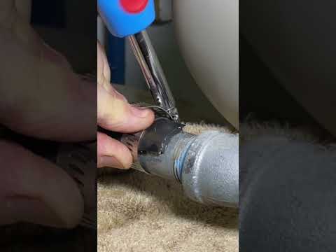 Quick Fix For A Pin Hole Leak On A Water Pipe!     #plumbing #hack #helpingothers