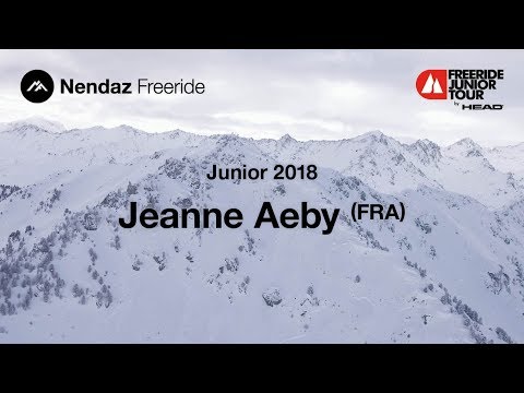 Nendaz Freeride Junior 2018 // Jeanne Aeby - 3nd Ski Women U14