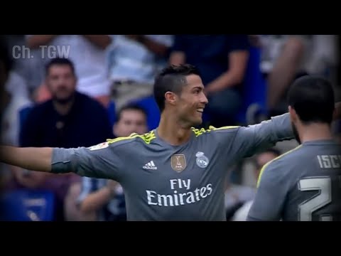Cristiano Ronaldo 5 goals against Espayol  12/09/2015