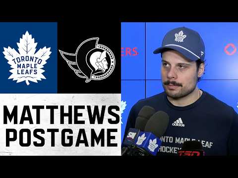 Auston Matthews | Post Game vs Ottawa Senators | February 28, 2026