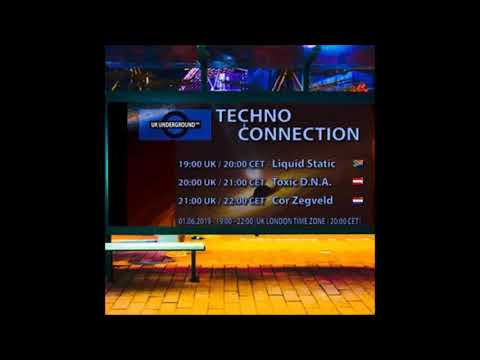 Techno Connection Uk  Cor Zegveld exclusive radio mix Techno Connection UK Underground FM 31/05/2019