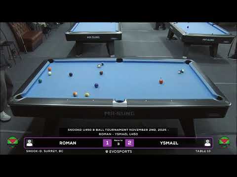 ROMAN vs YSMAEL - SNOOK-D - TABLE 10 | EvoSports