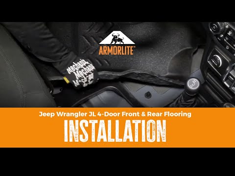 Armorlite JL 4-Door Front and Rear Flooring Installation Instructions