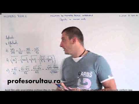 operatii radicali exemple - profesorultau.ro