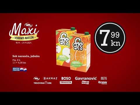 MAXI VIKEND AKCIJA 18.11. - 21.11.2021.