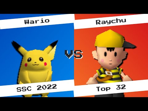 Wario (Pikachu) vs Raychu (Ness) - SSC22 Top 32 - SSB64 - SSC22 Top 32 - SSB64