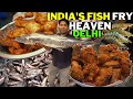 India S Fish Fry Heaven Big Fish Breakfast Early Morning Ghazipur Mandi Seafood Delhi Street Food