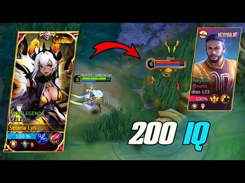 Selena Best Moment, 200 IQ, Gameplay Selena Roam || MLBB