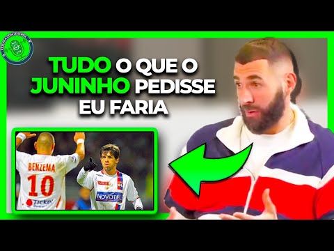 BENZEMA SOBRE O RESPEITO QUE O JUNINHO TINHA E COMPARA COM A GERAÇÃO ATUAL