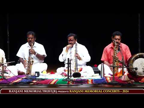 Ranjani Memorial Trust Concert Series - 2024 (Nagaswara)  Sri Nagesh Bappanadu