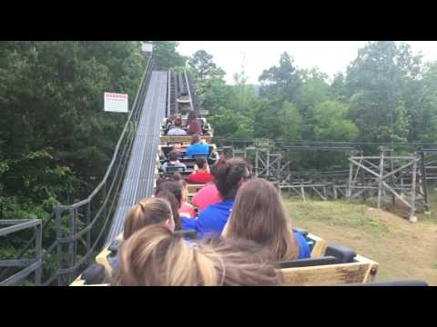 On-ride point of view of Big Bad John