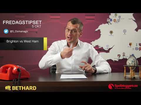 Speltips: Brighton - West Ham 5/10