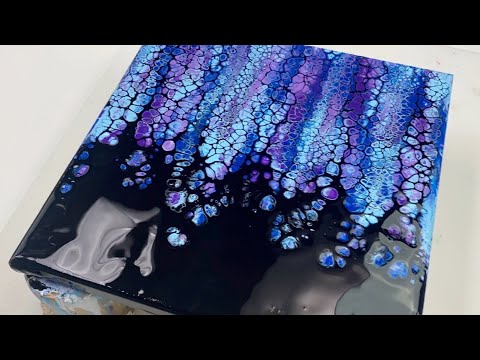 38. Dreamy Swipe | Acrylic Swipe Technique | Acrylic Pouring Tutorial