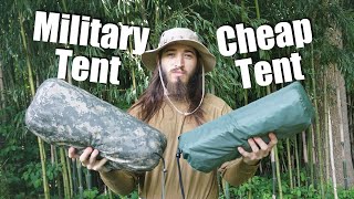 Cheap Tent VS Military Tent