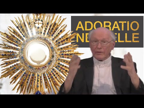 Jesus ist als Mensch und Gott in der Eucharistie gegenwärtig – Pater Hans Buob | Adoratio Neuzelle