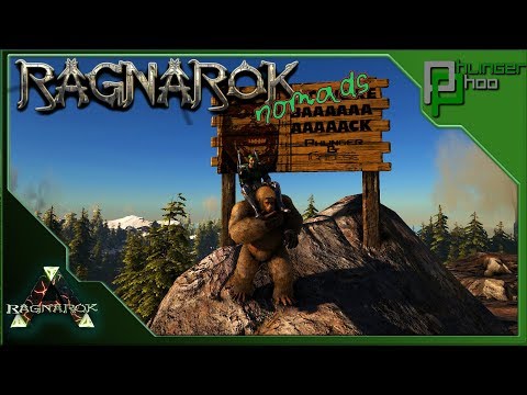 Ark: Ragnarok Nomads 23 - AAANNDD WE'RE BAAAACCKKK - GIGANTOPITHICUS TAMING - BREEDING