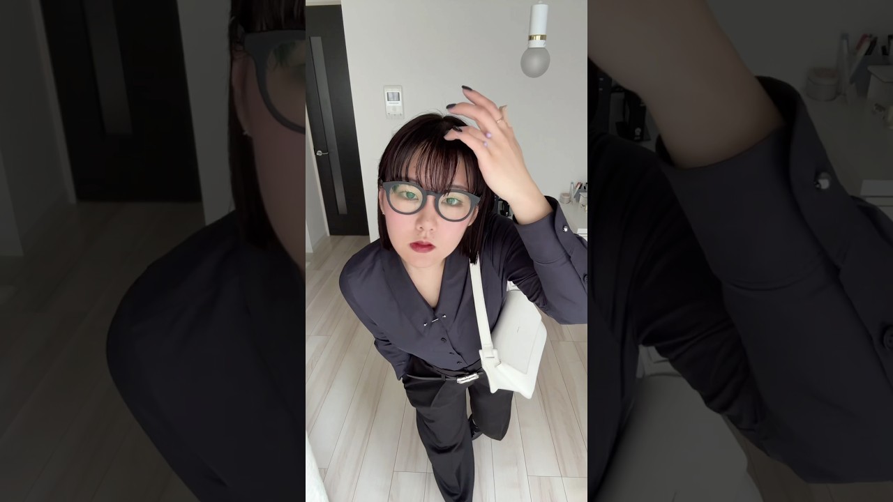 { outfit } pin tight shirt bodysuit × double waist twill tuck pants