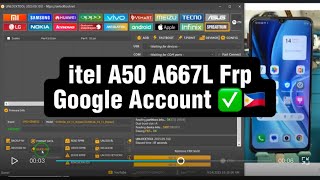 itel A50 A667L Frp Google Account bypass with UnlockTool