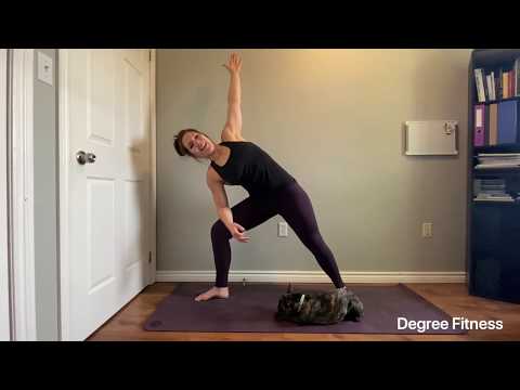 Warrior 2 + Side Angle Pose (Virabhadrasana II + Utthita Parsvakonasana)