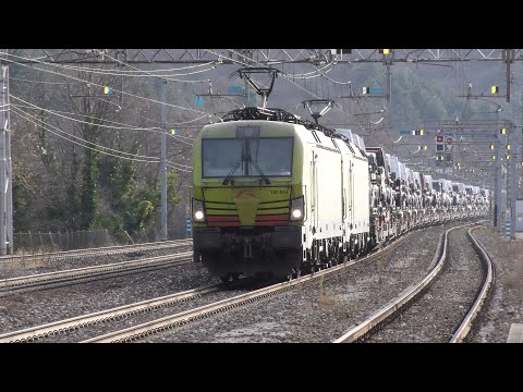 4K - 2021-12-30 Brennero rampa sud - Transiti invernali 3/10 - Stazione di Peri