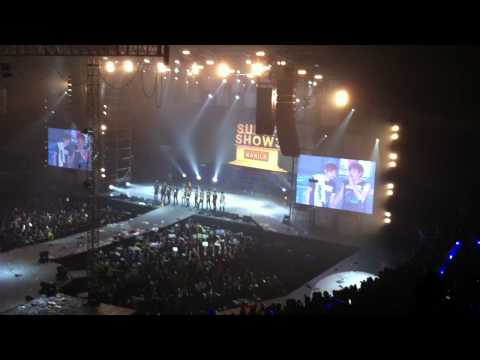 [FANCAM] 110226 Super Show 3 Manila - Henry speaking in English + End