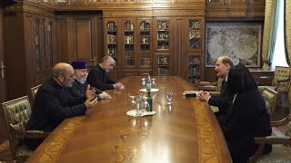 Ամենայն Հայոց Կաթողիկոսն ընդունել է գերմանացի պատմաբան Միքայել Հեզեմանին